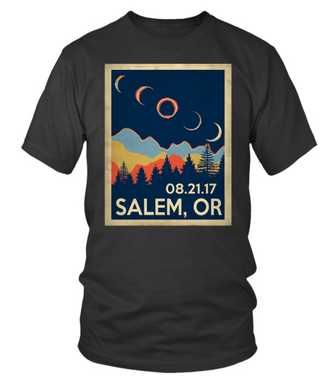 salem Oregon Solar Eclipse 2017 tshirt