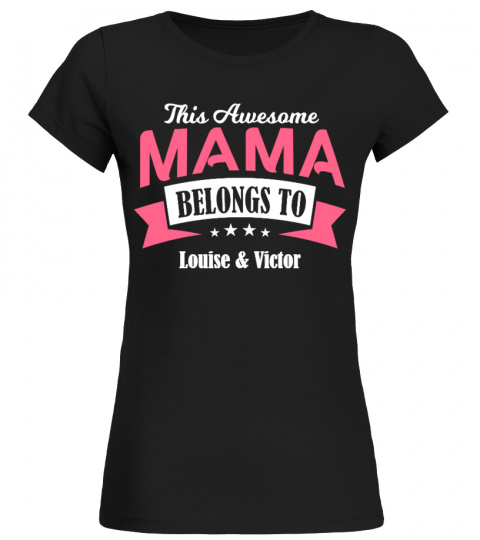 Personalized - This awesome Mama belongs to......