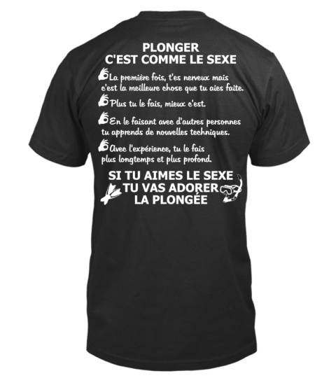 Plonger c'est comme le sexe (dos)
