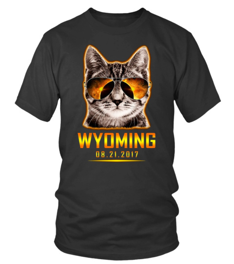 Cat Is Watching Wyoming Total T-Shirt