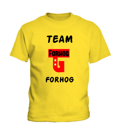 T-shirt Enfants TeamForhog Jaune