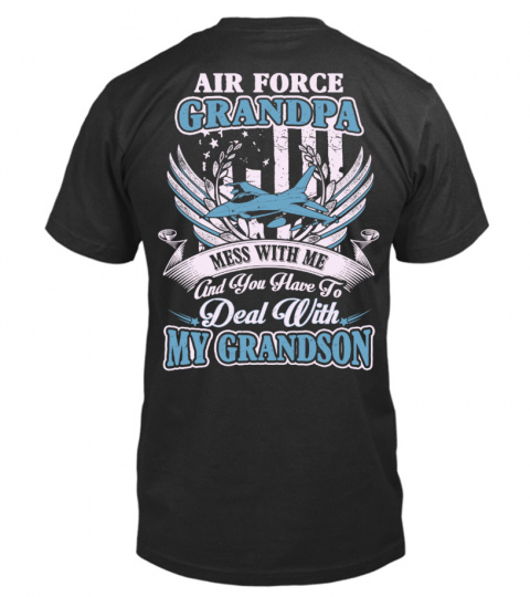 Air Force Grandpa - Air Force Papa - Air Force Grandfather Shirt