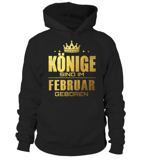 KONIGINNEN SIND IM FEBRUAR GEBOREN T-SHIRT