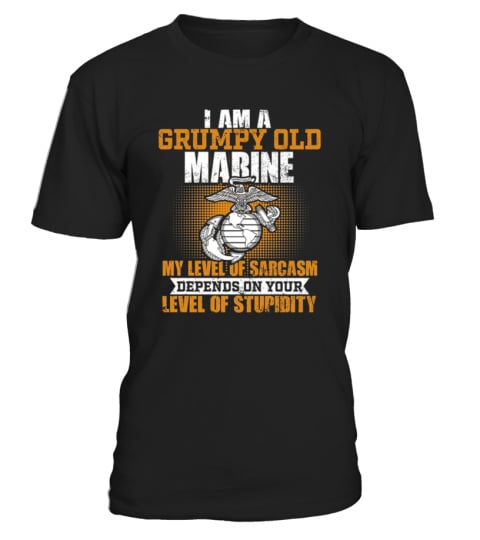 I Am A Grumpy Old Marine T-Shirt