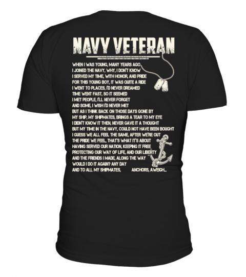 Navy Veteran  T-shirt