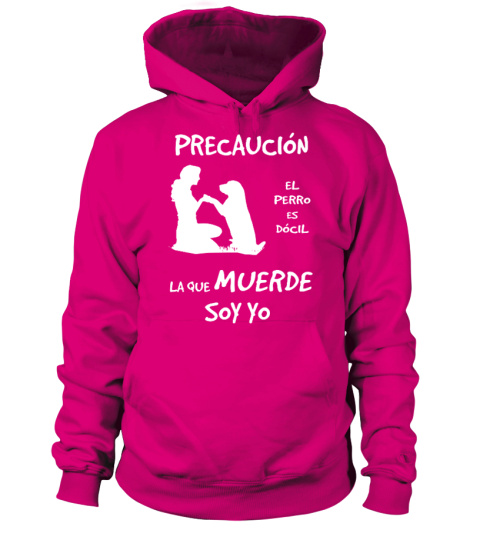 Precaucion el perro es docil