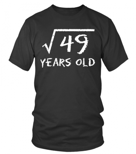 Square Root of Years Old Birthday Shirt