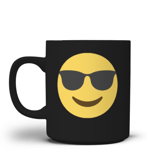 Sonnenbrille Smiley / Emoji Tasse