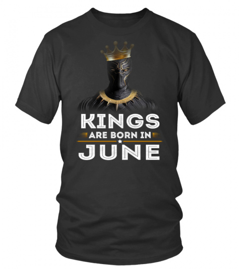 Kings are born in June birthday Shirt