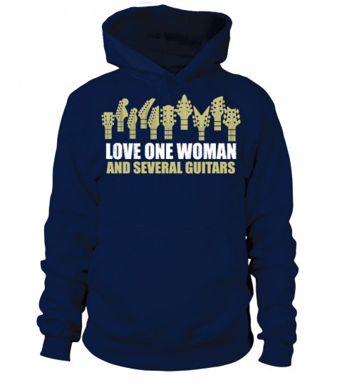Guitar shirt - Love One Woman and Several Guitars