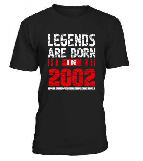 Legends Born In 2002 Shirt 15 Years