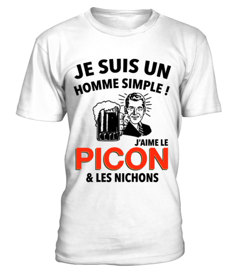 JE SUIS UN HOMME SIMPLE PICON JB5 Collection Cr ateur de t