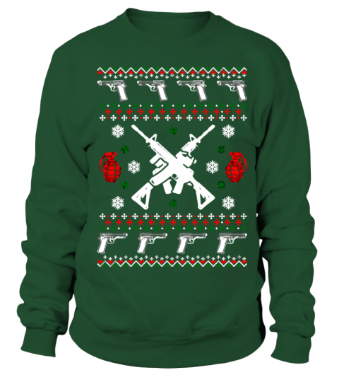 AR 15 Ugly Christmas Sweater - Gun Lovers Christmas Gift