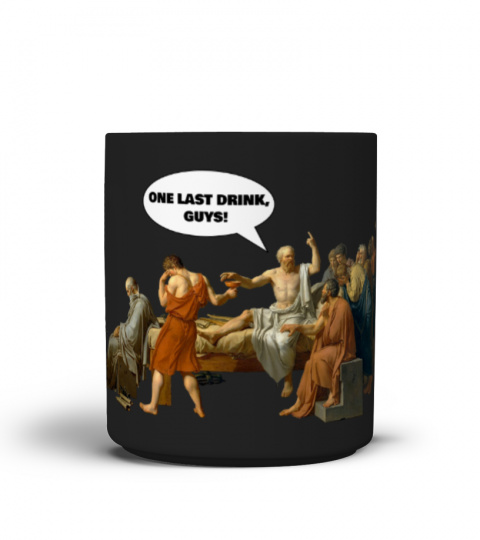 SOCRATES - ONE LAST DRINK - Philosophy Mug