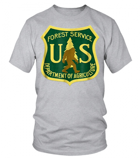 8.Bigfoot, Sasquatch, Yeti, USFS, Funny, T-Shirt