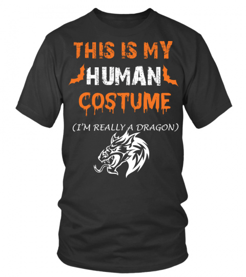 THIS IS MY HUMAN COSTUME DRAGON