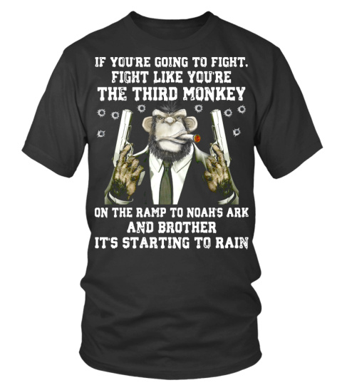 IF YOU’RE GOING TO TO FIGHT, FIGHT LIKE YOU’RE THE THIRD MONKEY ON T