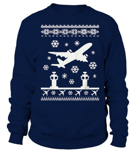 Aviation Ugly Christmas Sweatshirt