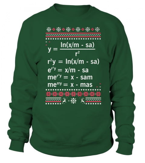 CHRISTMAS MATH SWEATER AND JUMPER