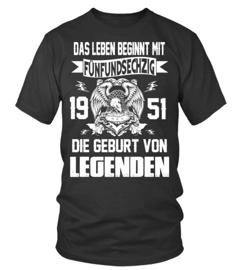 DAS LEBEN BEGINNT MIT 65