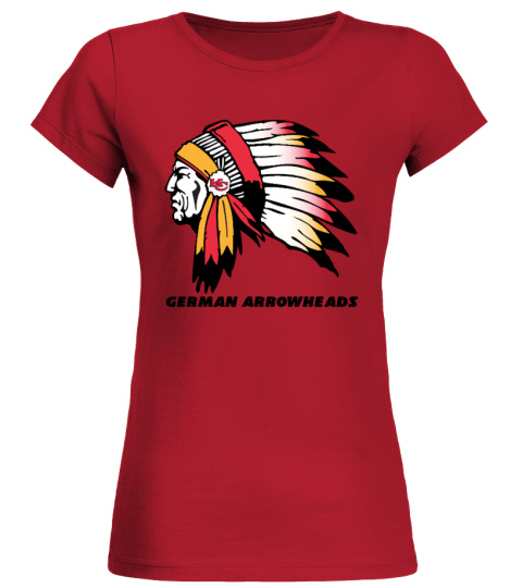 German Arrowheads shirt red women