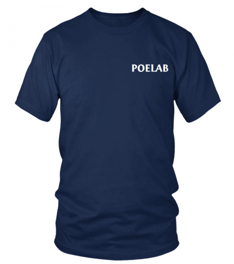 POELAB Graphic Tee Blue Edition(Front and Back)