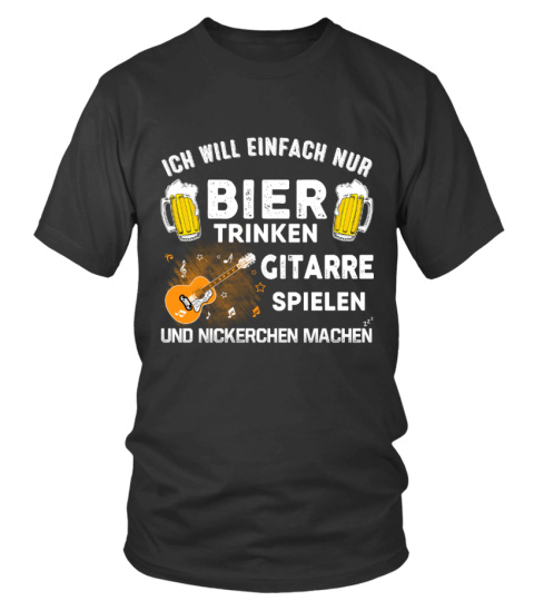 BIER TRINKEN GITARRE SPIELEN
