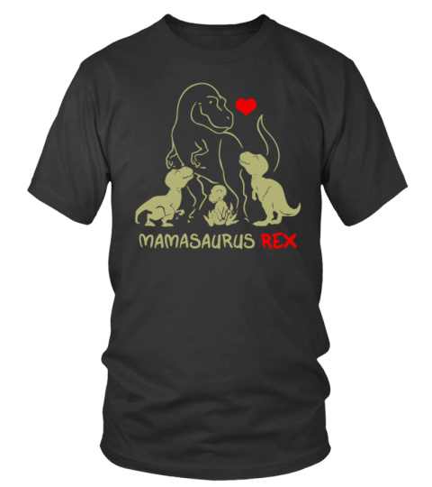 Womens Mamasaurus T Shirt T rex Mama