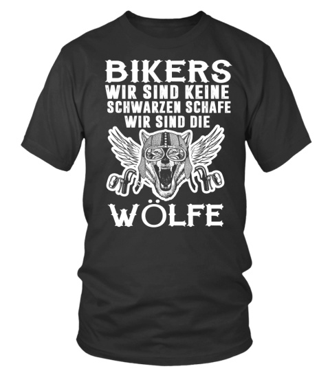 Bikers Wir sind keine schwarzen Schafe Tee