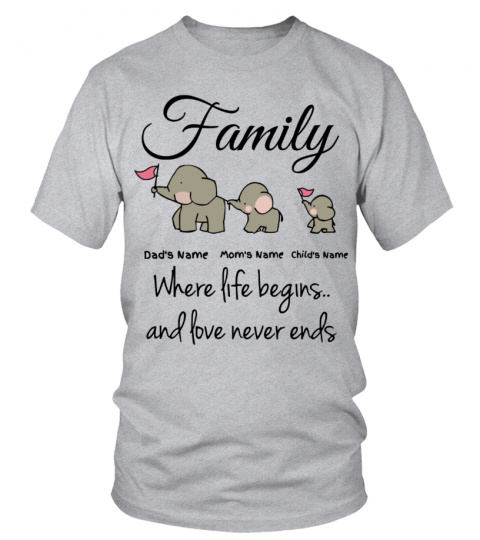 Family-Where Life Begins Personalized