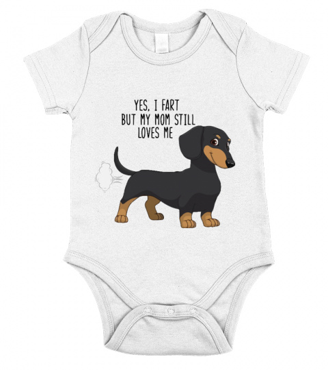Funny Dachshund Fart Baby Suit