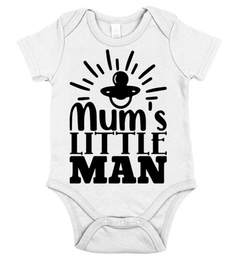 Mum's Little Man  Baby Suit
