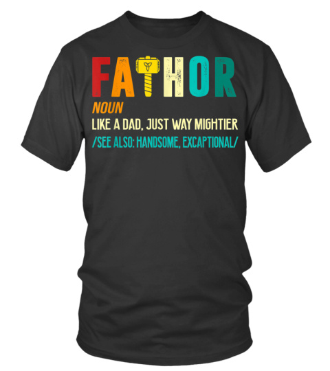 thor dad shirt