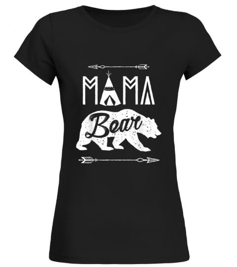 Mama bear t shirt mothers day family matching couple women
