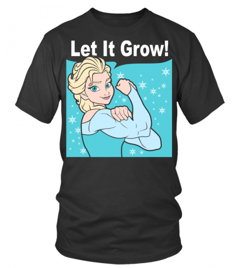 Funny Gym Elsa Let It Grow Frozen Fitness | t shirt personalisé pas cher