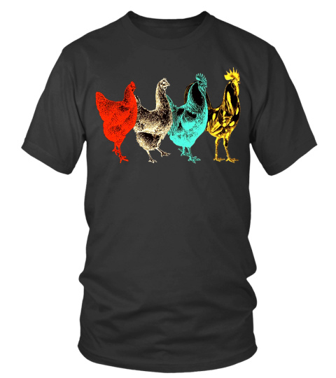 Colorful Chicken T-shirt