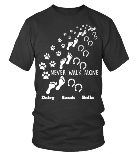 Dog-Horse-Never Walk Alone