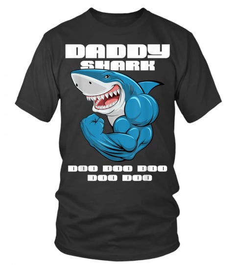 Daddy Shark Doo Doo Shirt - Matching Family Shark Shirts Set