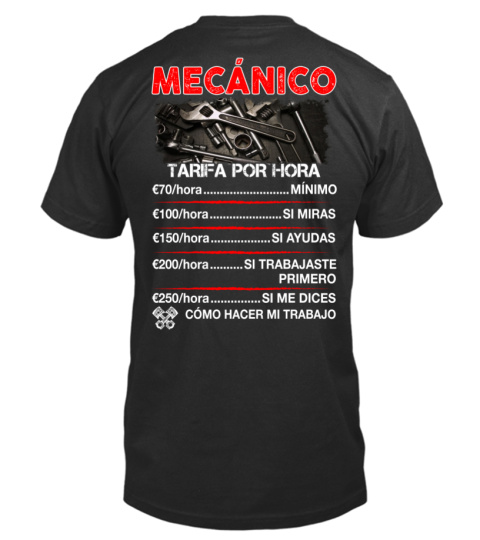 MECÁNICO TARIFA POR HORA