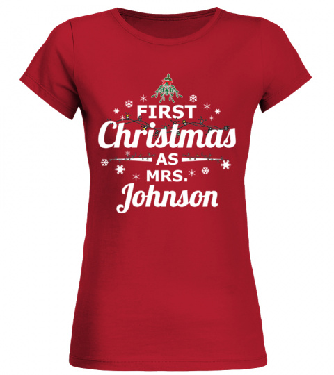 First Christmas As Mrs - Customize it