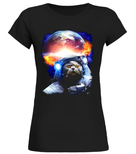 Space cat t shirt, space cat shirt, cat astronaut shirt