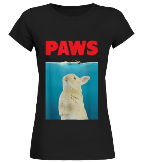 Paws Bunny T Shirt Funny Parody