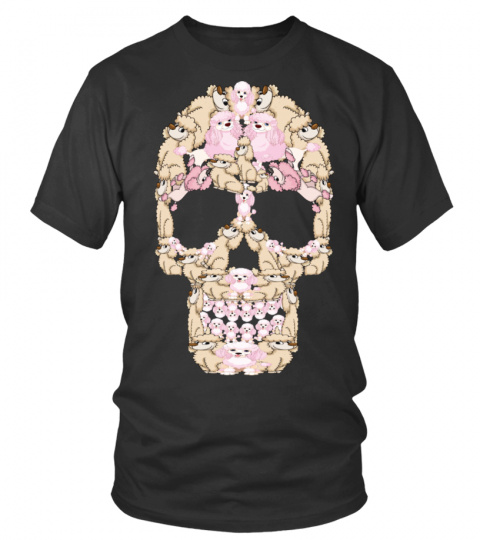 SKULL TEES FOR POODLE LOVERS