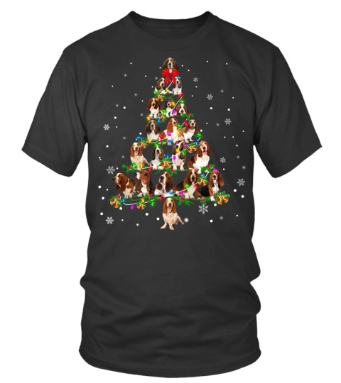 Basset Hound-Christmas Tree