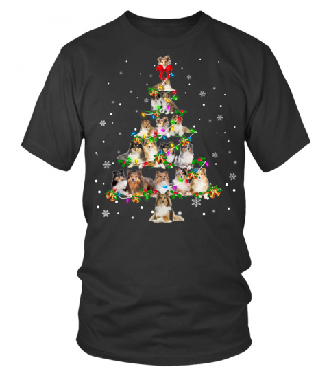 Shetland Sheepdog-Christmas Tree