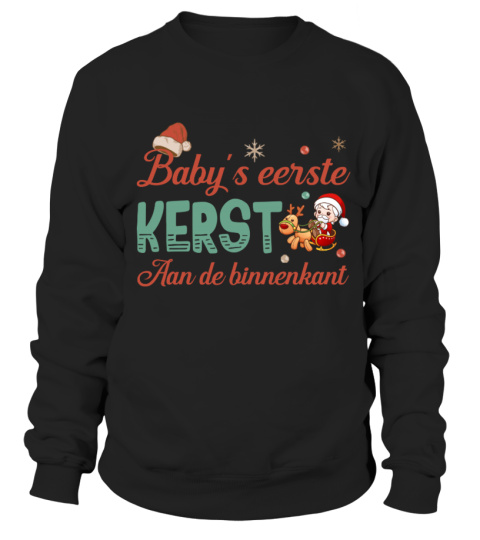 Baby's eerste kerst aan de binnenkant