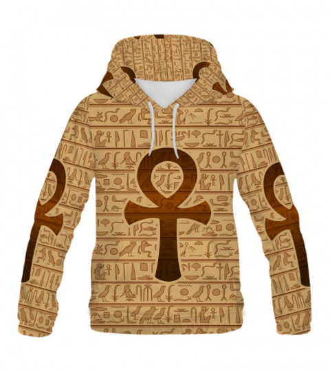 Ankh Symbol All-over Hoodie