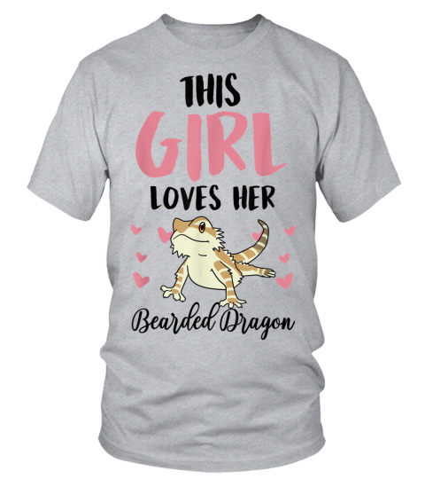 This Girl Loves Her Bearded Dragon Lizard T-Shirt