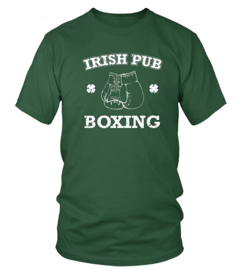 Funny St. Patrick's Day T-Shirt Irish Pub Boxing