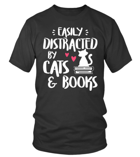 Easily distracted by cats and books